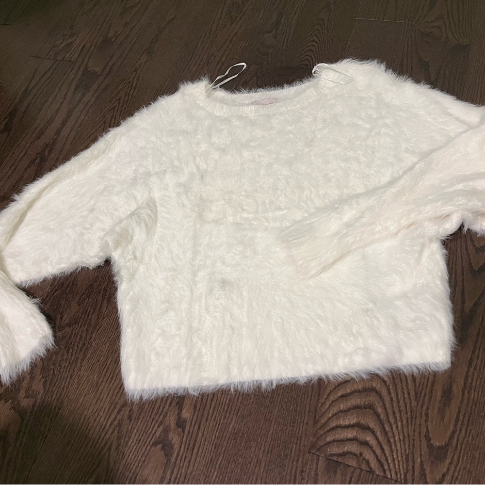 If It Were Me Soft Cream Sweater